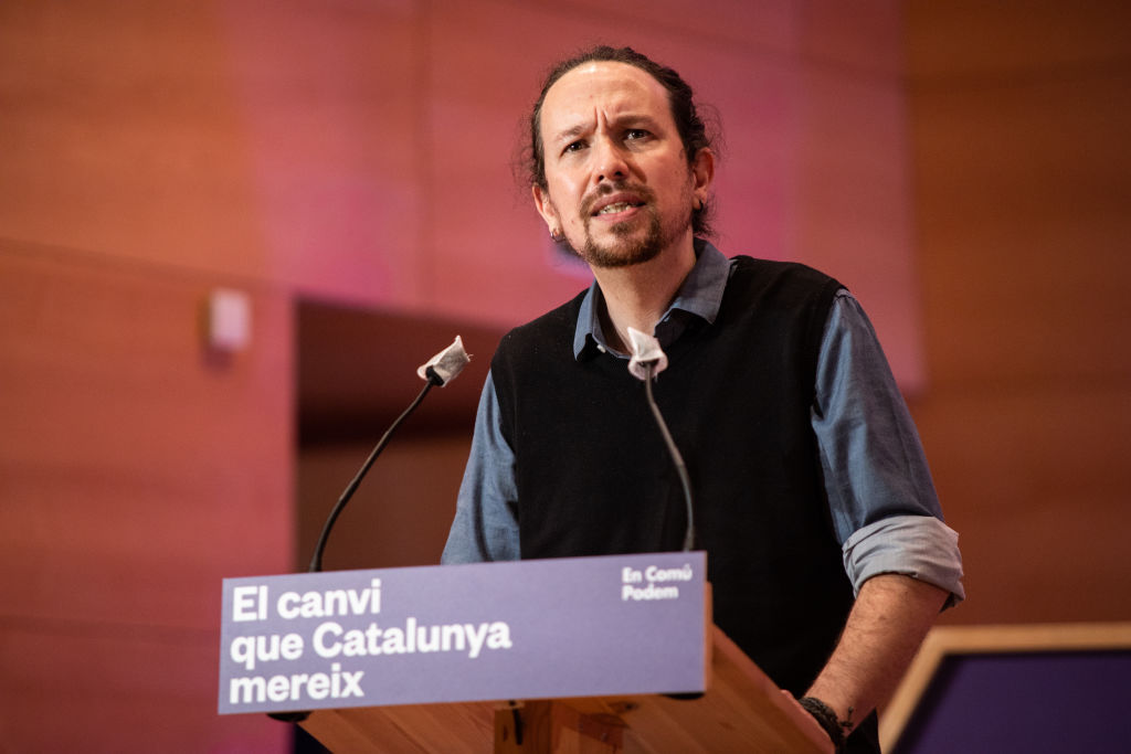 Pablo Iglesias accompanies Jéssica Albiach in the campaign for the Generalitat