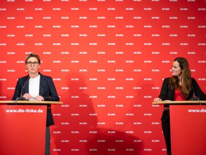 Die Linke - Press conference of the new chairperson