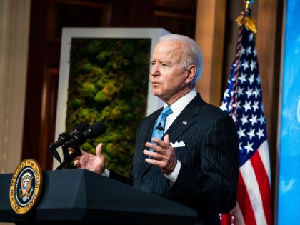 President Biden And Vice President Harris Participate In Virtual Leaders Summit On Climate