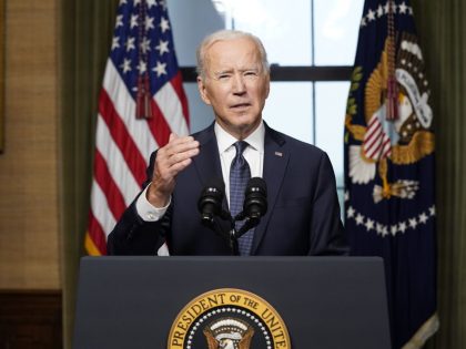 President Biden Delivers Address On Afghanistan From White House Treaty Room