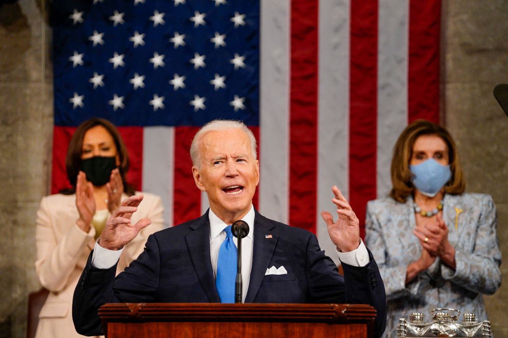 President Biden Delivers First Address To Joint Session Of Congress