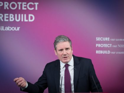 Labour Leader Keir Starmer Delivers Speech On UK Economy