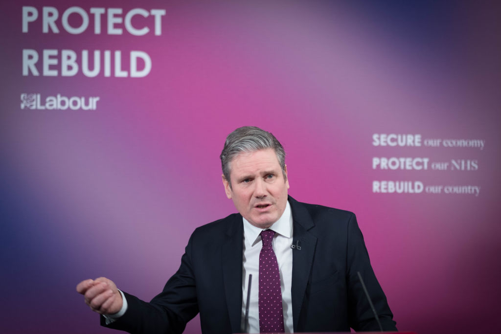Labour Leader Keir Starmer Delivers Speech On UK Economy