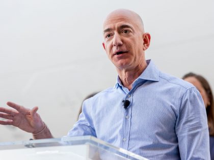 Amazon's Jeff Bezos Makes Surprise Visit To Employee Veterans Day Event