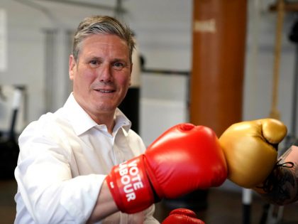 Labour leader Keir Starmer Visits  Vulcan Boxing Club In Hull