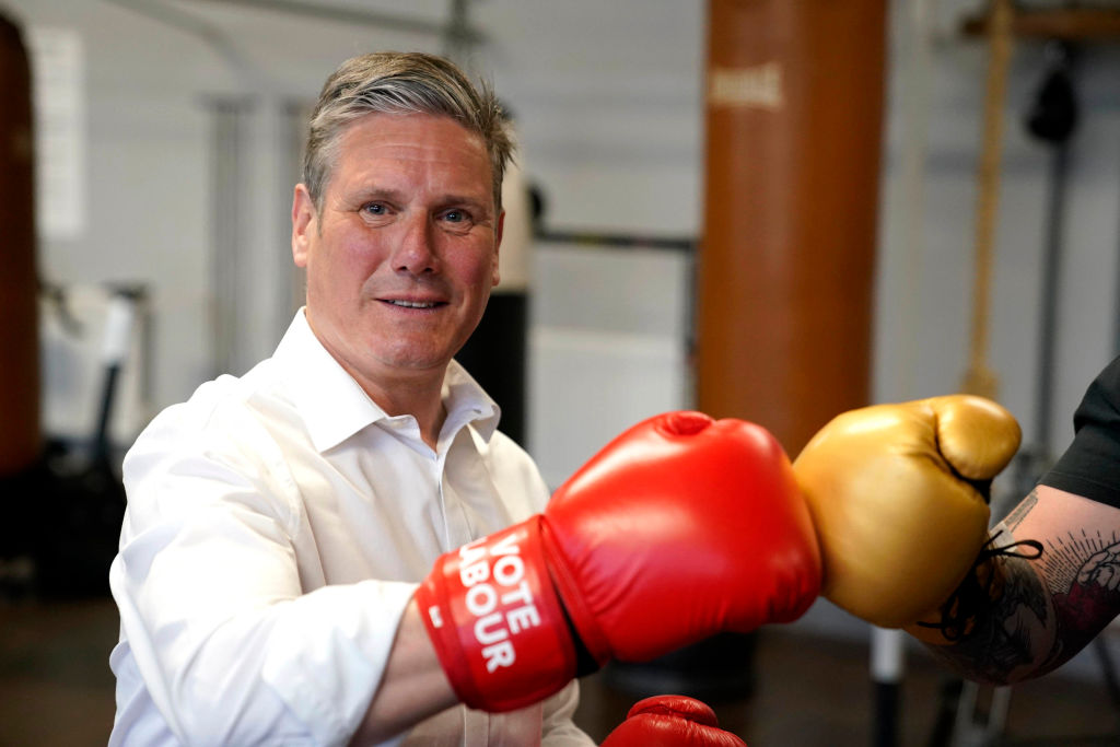 Labour leader Keir Starmer Visits  Vulcan Boxing Club In Hull