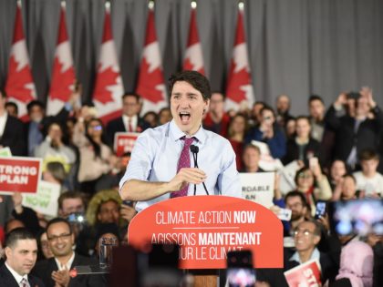 Prime Minister Justin Trudeau Joins Supporters In Toronto