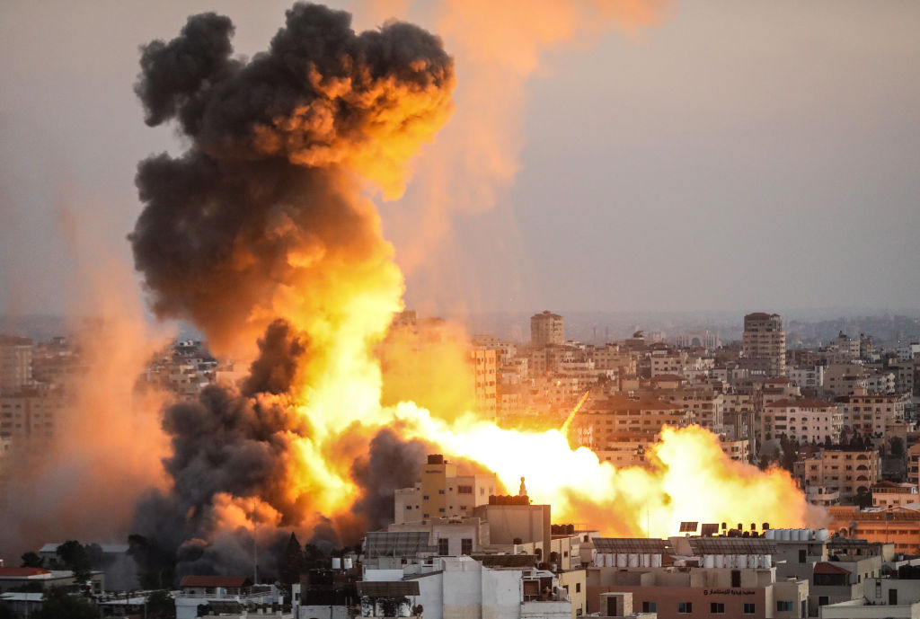Israeli attacks over Gaza