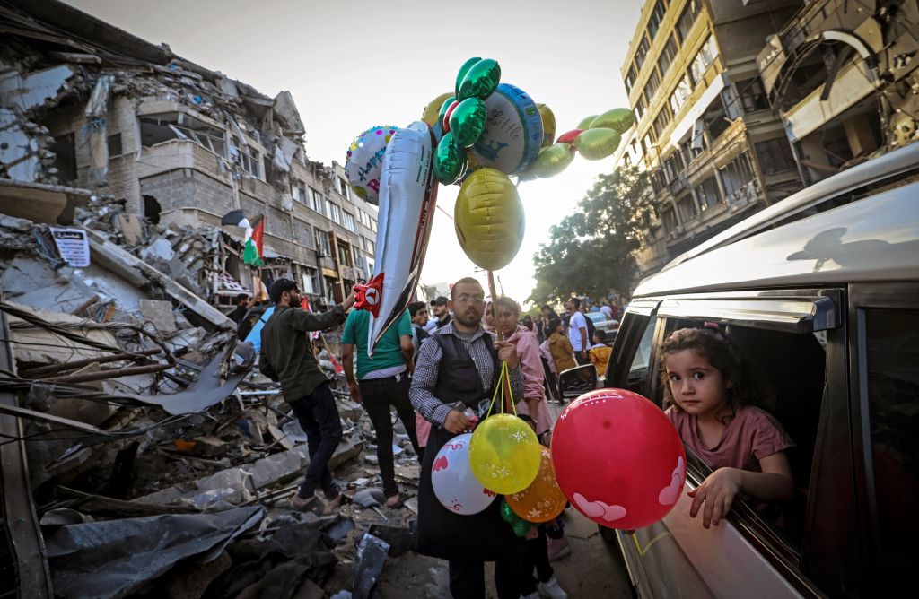 TOPSHOT-PALESTINIAN-ISRAEL-CONFLICT-GAZA