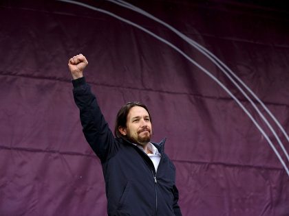 Political Party 'Podemos' March In Madrid