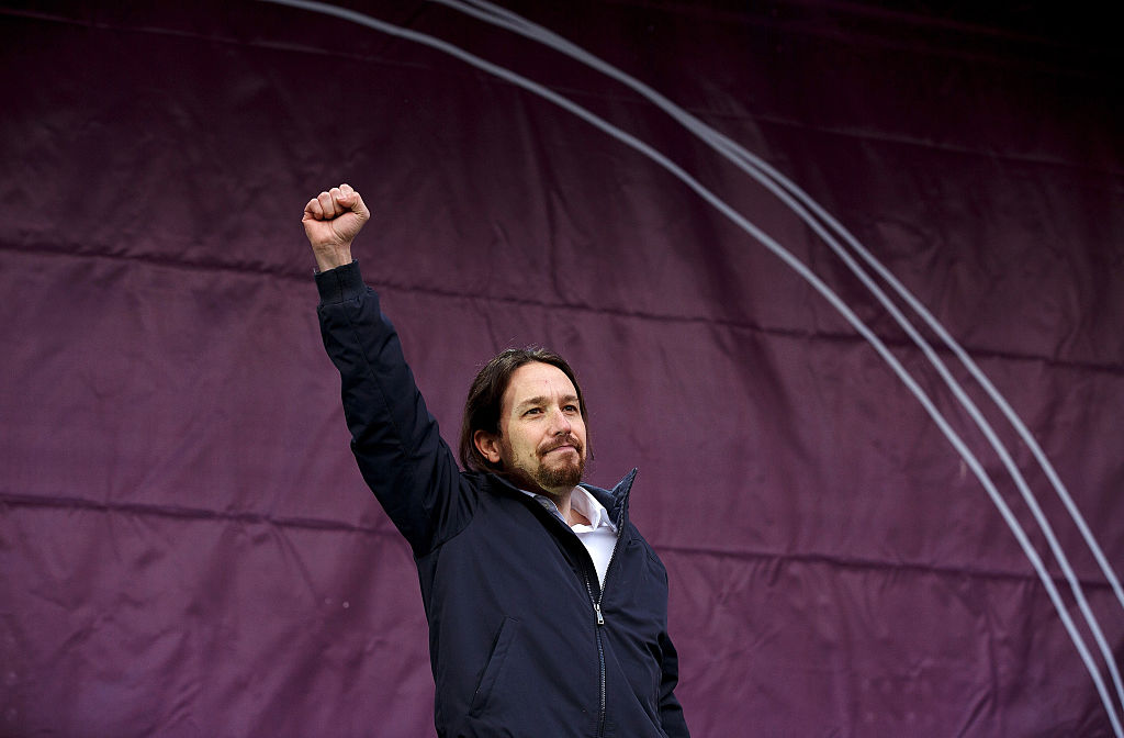Political Party 'Podemos' March In Madrid