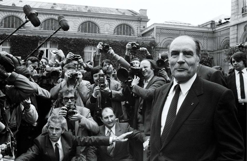 French cabinet meeting at Elysee palace, Paris, 1981