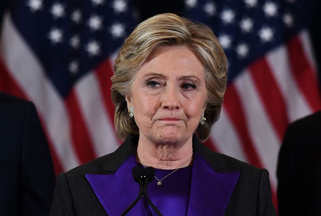 TOPSHOT-US-VOTE-CLINTON
