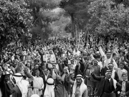 Palestinian Arabs At Rally