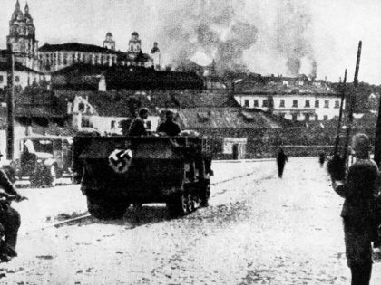 WK II Russlandfeldzug - dt. Truppen in Minsk