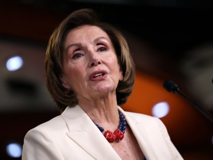 Speaker Pelosi Holds Weekly Media Briefing On Capitol Hill