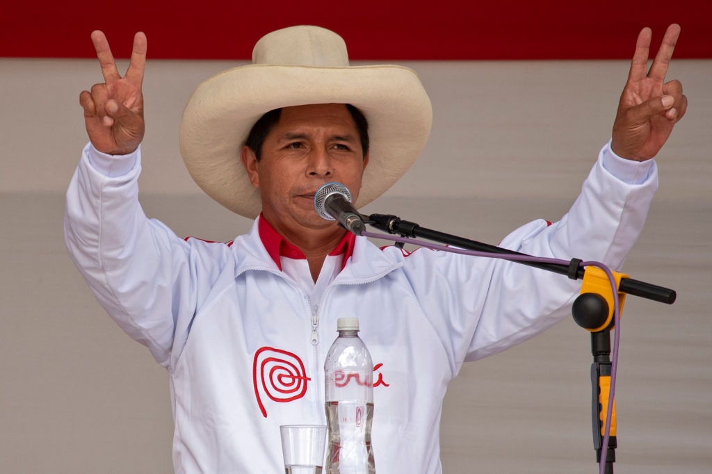 PERU-ELECTION-RUNOFF-DEBATE-CASTILLO