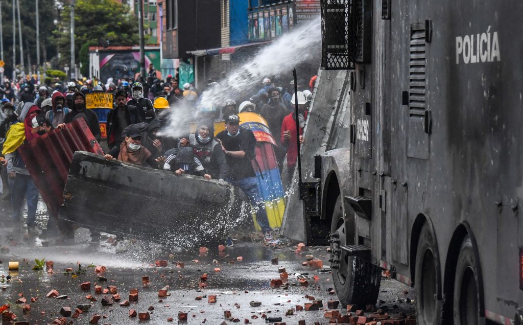 TOPSHOT-COLOMBIA-CRISIS-PROTEST
