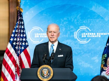 President Biden And Vice President Harris Participate In Virtual Leaders Summit On Climate