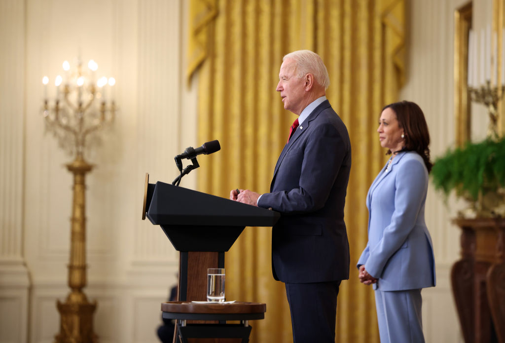 President Biden Meets With Bipartisan Group Of Senators At The White House On Infrastructure Deal