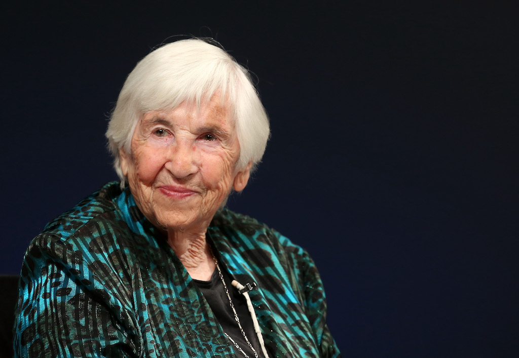 Girl Orchestra of Auschwitz Survivor Esther Bejarano Speaks In Berlin