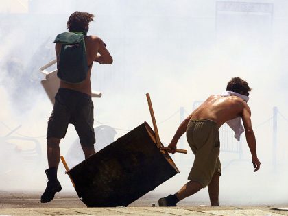 Riots at the G8 Summit in Genoa