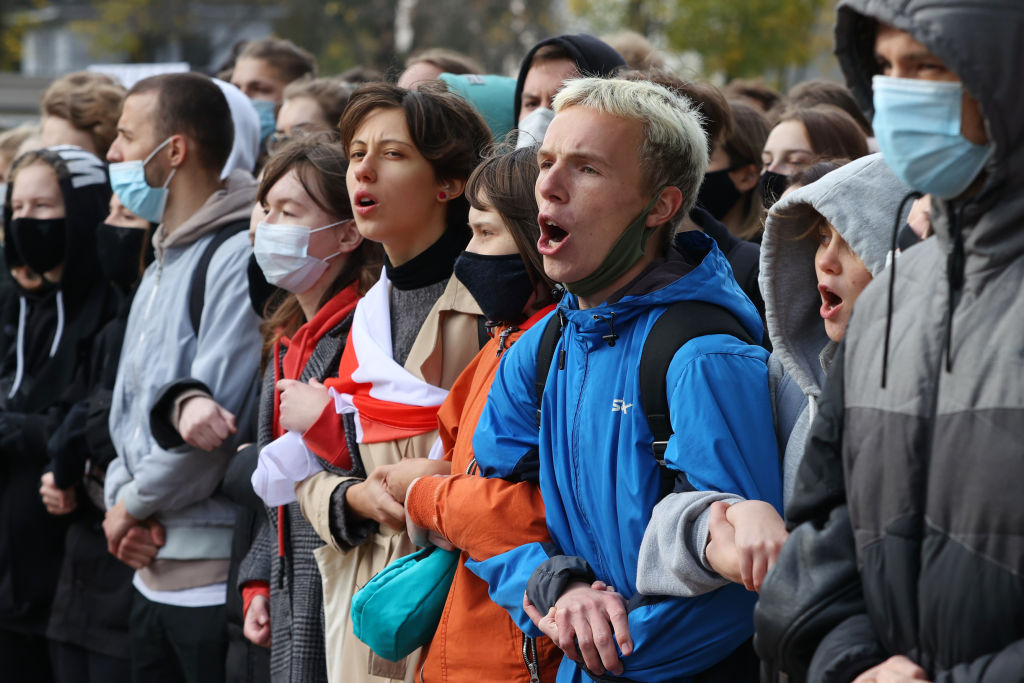 Protests in Minsk, Belarus