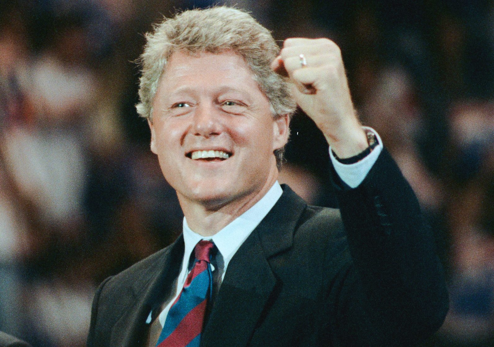 Jim Hunt and Bill Clinton 1992