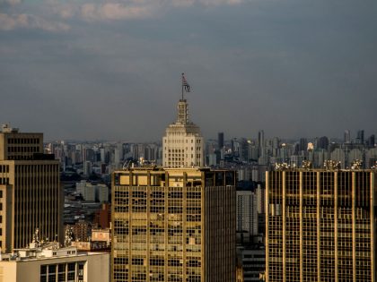 Sunset in São Paulo City