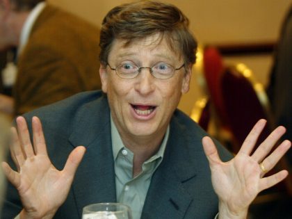 William H. Gates III reacts