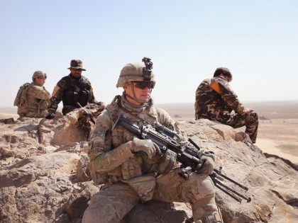 U.S. Soldiers Provide Security Around Kandahar Airfield