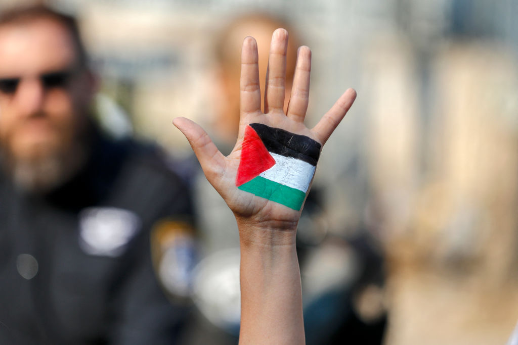 TOPSHOT-ISRAEL-PALESTINIAN-CONFLICT-POLITICS-DEMO