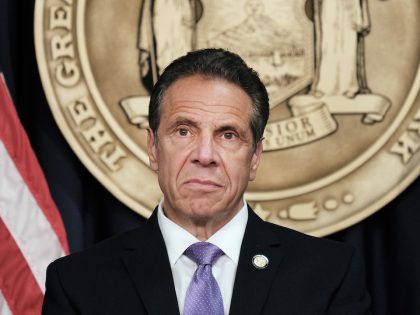 New York Governor Cuomo Makes Announcement In Manhattan