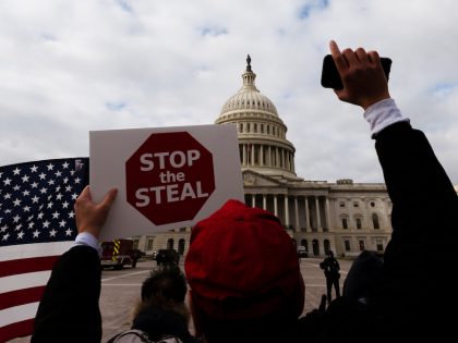 Trump Supporters Hold "Stop The Steal" Rally In DC Amid Ratification Of Presidential Election