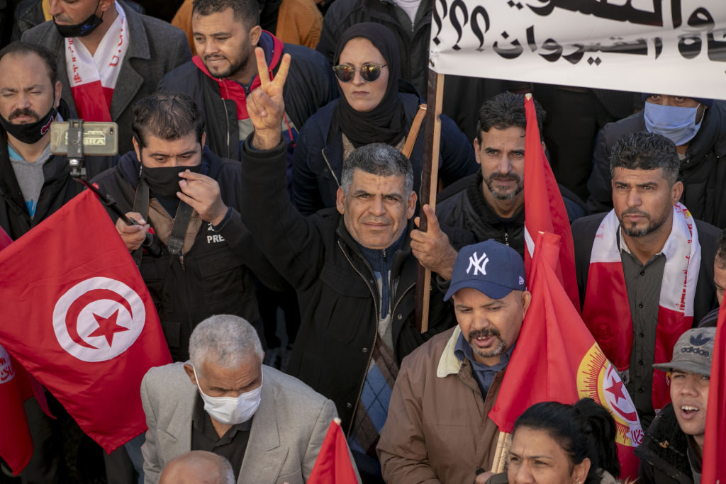 Protest in Tunisia
