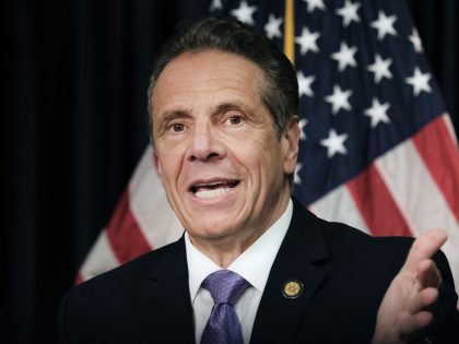 New York Governor Cuomo Makes Announcement In Manhattan