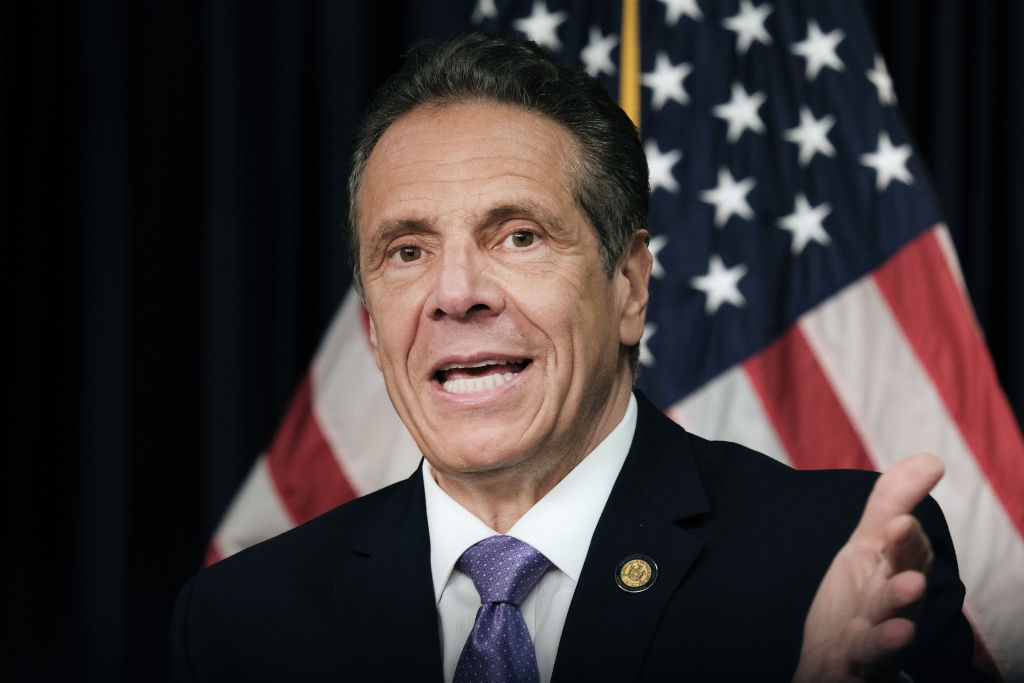 New York Governor Cuomo Makes Announcement In Manhattan