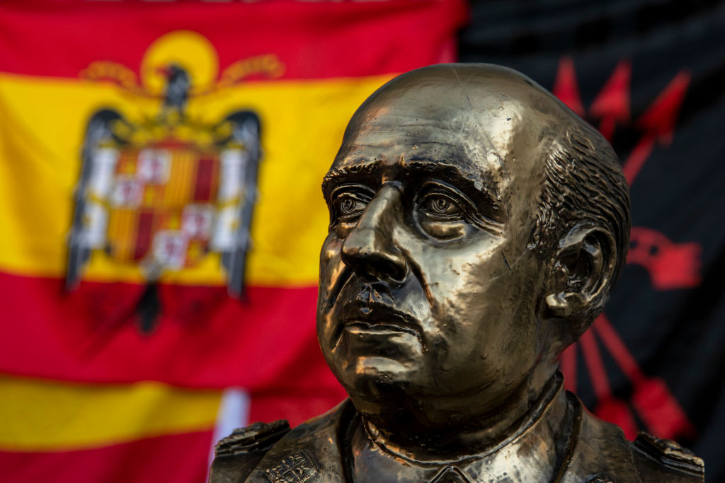 Supporters Of General Franco Gather To Commemorate The 45th Anniversary Of The Dictator's Death