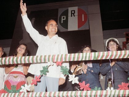 Luis Echeverria Waving
