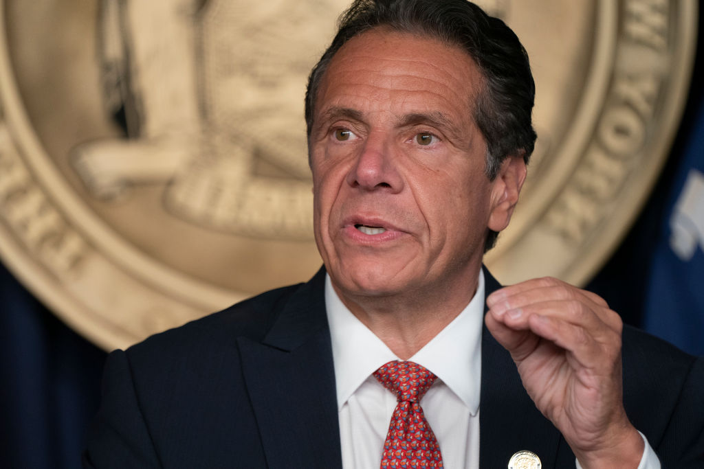Governor Andrew Cuomo holds press briefing and makes