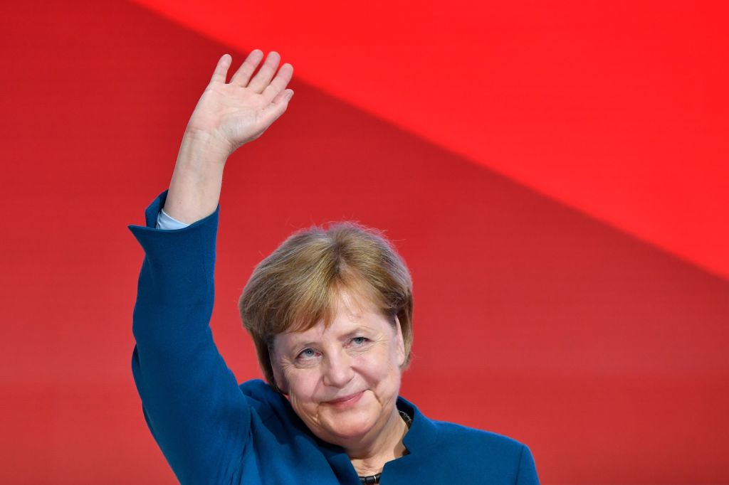 TOPSHOT-GERMANY-POLITICS-CDU-CONGRESS