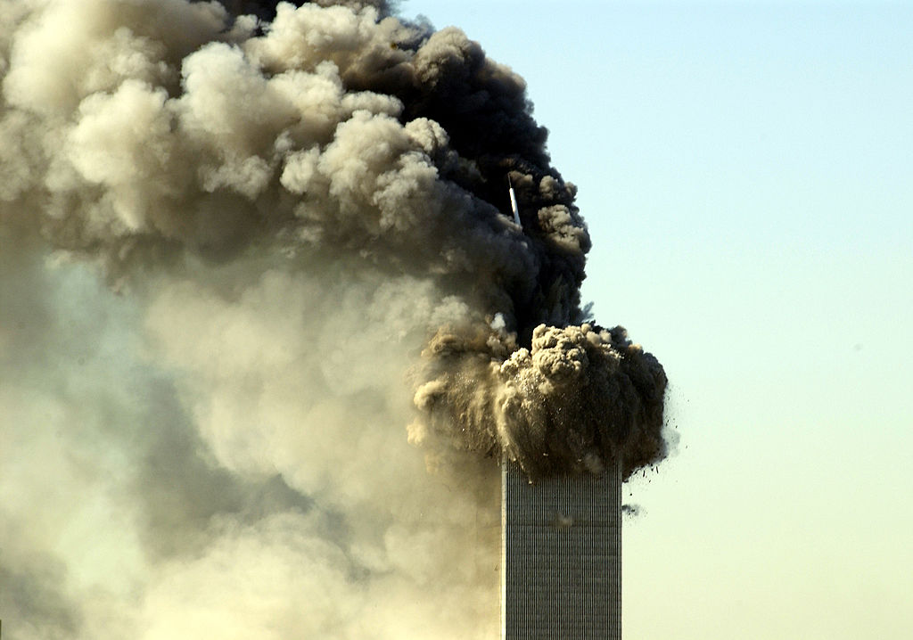 World Trade Center Collapses After Terrorist Attack - Sequential Order