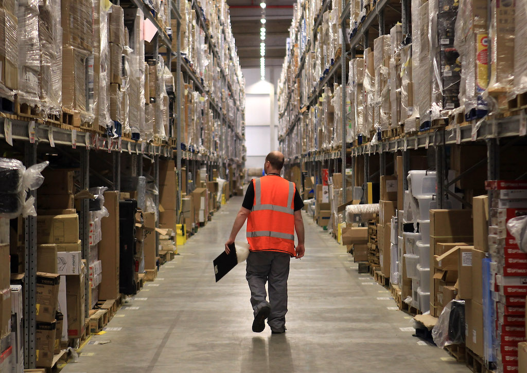 Amazon Warehouse Employees Prepare For Their Busiest Time Of Year