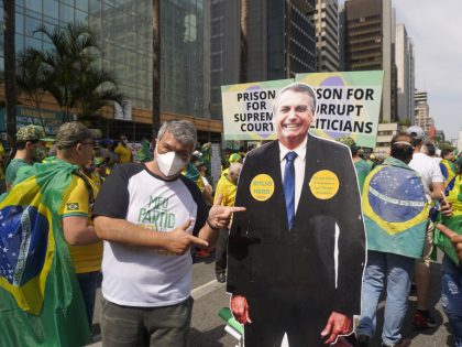 Pro and anti Bolsonaro demonstrations on Independence Day in Brazil