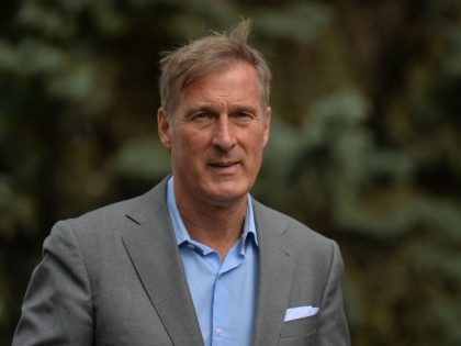 PPC Leader Maxime Bernier In Edmonton