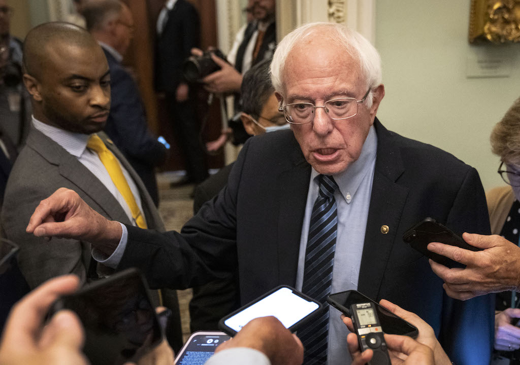 President Biden Attends Lunch With Senate Democrats At U.S. Capitol