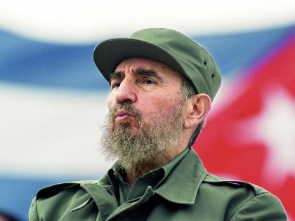 Fidel Castro at May Day Parade