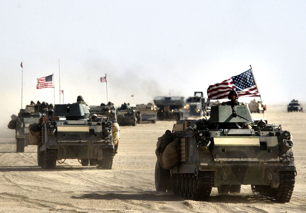 U.S. And British Forces Prepare For Possible War Against Iraq
