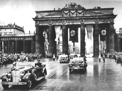 Berlin, Hitler during the opening of the 1936 Olympic Games