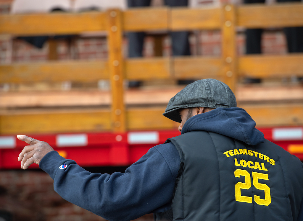 TEAMSTERS PRESIDENT IN BOSTON